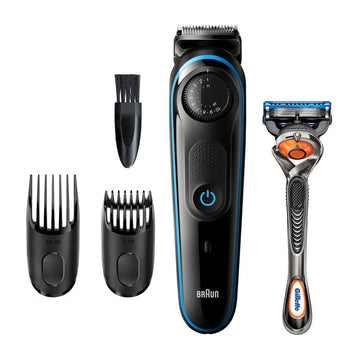 Beard Trimmer Bt3240 Men Beard Trimmer & Hair Clipper, 39 Length Settings, Black/Blue